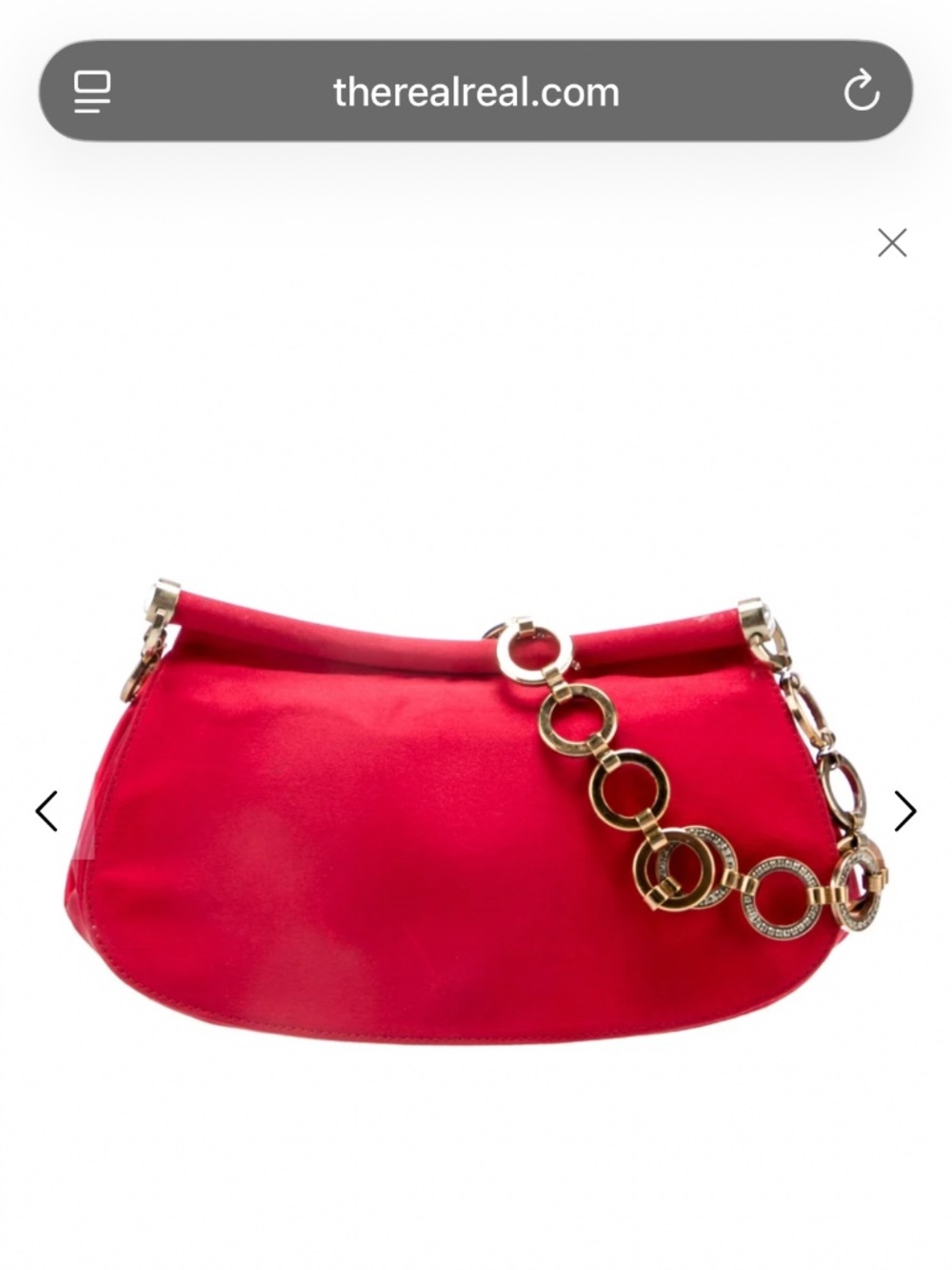 Escada Satin Evening Bag